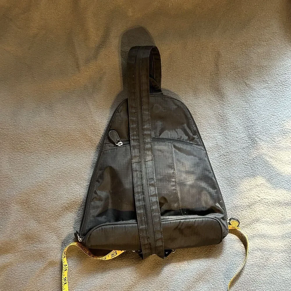 TOTES brand Nylon Backpack Black Ladies